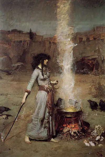 The Magic Circle John William Waterhouse